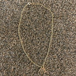 Handmade gold necklace